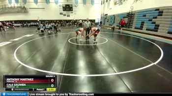 190 lbs Round 3 (10 Team) - Cale Dauwen, Pinedale vs Anthony Martinez, Rawlins