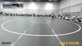 80 lbs Quarterfinal - Kamden Gallus, Untouchables 14U MN vs Cole Train Vanderwerff, WI Dual Team 14U