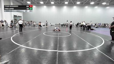 95 lbs Rr Rnd 1 - Tyler Ruggiereo, Iron Horse Black - EL vs Cruz Lopez, Eastern Carolina Wrestling - EL