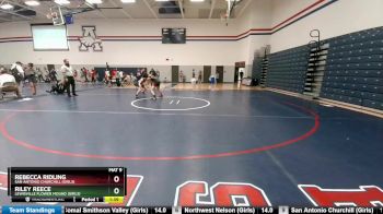107 lbs Round 1 - Riley Reece, Lewisville Flower Mound (Girls) vs Rebecca Ridling, San Antonio Churchill (Girls)