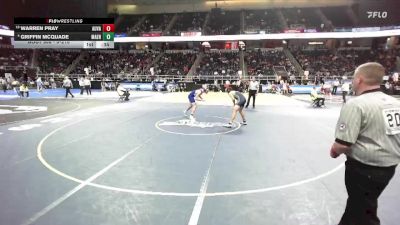 II-215 lbs Cons. Round 5 - Warren Pray, Ausable Valley vs Griffin Mcquade, Maine Endwell