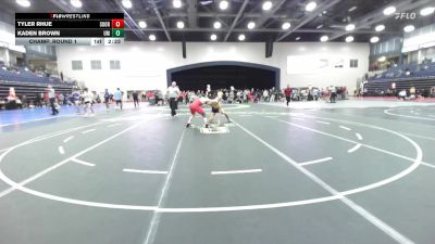 141 lbs Champ. Round 1 - Kaden Brown, Montevallo vs Tyler Rhue, Southern Oregon