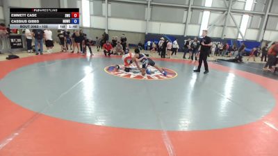 155 lbs Quarters - Emmett Case, Sasquatch Wrestling Club vs Cassius Gibbs, Mat Demon Wrestling Club