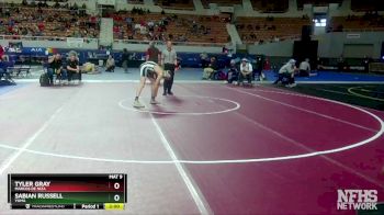 D3-132 lbs Champ. Round 1 - Sabian Russell, Yuma vs Tyler Gray, Marcos De Niza