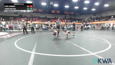 52 lbs Semifinal - Lynx Lehman, Lexington Wrestling Club vs Owen McCool, Elgin Wrestling