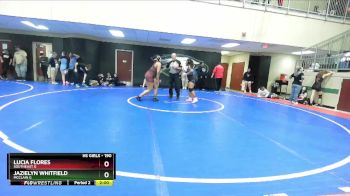 190 lbs 3rd Place Match - Lucia Flores, Southeast G vs Jazielyn Whitfield, McClain G