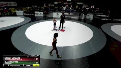 70 lbs Champ. Round 2 - Urijah Vasquez, Elite Force Wrestling Club vs Elijah Ramos, California