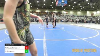 85 lbs Quarterfinal - Carson Beyer, Nevada Elite vs Marco Hutcherson, Young Guns/Hutchy Hammers