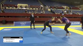 Jamie George Raborn vs Katherine Anne Brown 2024 Pan IBJJF Jiu-Jitsu No-Gi Championship