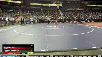 120 lbs Quarterfinal - Dominic McFeeley, Cascade vs Brayden Lain, Tell City.