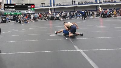 149 lbs Consi Of 32 #2 - Max Rosen, American University vs Tyler Hood, Naval Academy