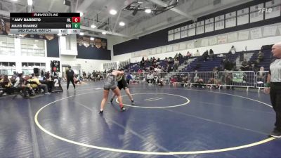 155 lbs 3rd Place Match - Amy Barreto, Hillcrest vs Jules Suarez, Northview