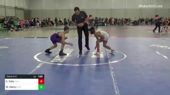 100 lbs Consi Of 4 - Carter Felix, Tuff Kidz vs Morgan Henry, Chickasha Wrestling