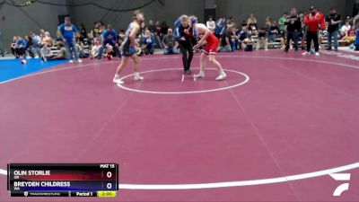 125-130 lbs Quarterfinal - Olin Storlie, OR vs Breyden Childress, WA