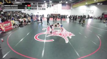 120 lbs Quarterfinal - Roberto Delgado, Wilmington Wrestling Club vs Enrique Martinez, Fifth Sun Wc