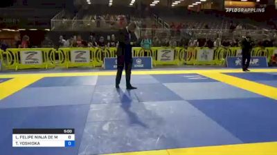 LUIS FELIPE NINJA DE MORAES PINT vs TAKAHITO YOSHIOKA 2021 Pan Jiu-Jitsu IBJJF Championship