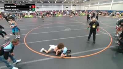 75 lbs 5th Place Match - Landon Walker, Unattached vs James Wirick, Unattached