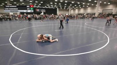 74 lbs Quarters - Gus Korniak, Howe Wrestling School, LLC vs Luke Harshman, Wichita Training Center