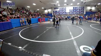 55-61 lbs Rr Rnd 1 - Alaura Lewis, Noble Takedown Club vs Renzie Gibilisco, Midwest City Bombers Youth Wrestling Club