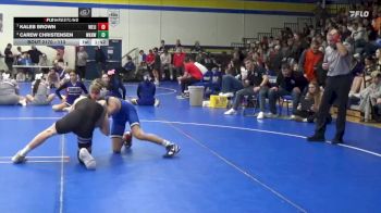 113 lbs Semifinal - Carew Christensen, Waukee Northwest vs Kaleb Brown, West Liberty