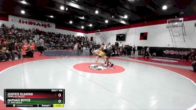 285 lbs Champ. Round 1 - Justice ElSayad, Temecula Valley vs Nathan Boyce, St John Bosco