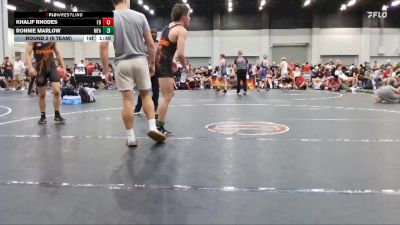 150 lbs Round 2 (6 Team) - Ronnie Marlow, MF Army vs Khalif Rhodes, Funky Bunch