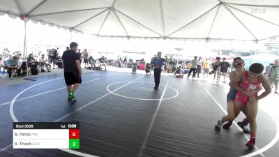 126 lbs Consi Of 16 #1 - Brody Perez, Friendly Hills WC vs Kasen Thach, Eastvale Elite