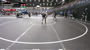 141 lbs Champ. Round 3 - Jordan Beaty, Northeast Oklahoma vs Makaio Rogers, Wayland Baptist (Texas)