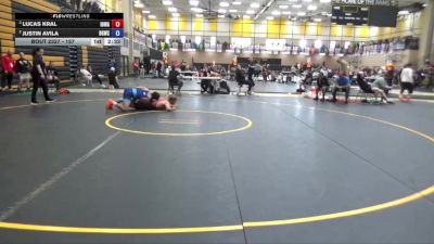 157 lbs Semis - Lucas Kral, Iowa vs Justin Avila, Big Game Wrestling Club