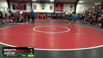 215 lbs Round 1 - Carson Nash, Clear Creek-Amana vs Perry Lehman, West Liberty