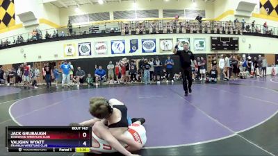 114 lbs Quarterfinal - Jack Grubaugh, Edgewood Wrestling Club vs Vaughn Wyatt, Franklin Wrestling Club