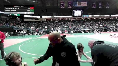 45 lbs Champ. Round 2 - Parx Short, DWC3 vs Austin Deitrick, BKV1