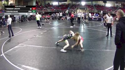 65 lbs Semifinal - Kessiah Liechti, Nebraska Boyz vs Colton Haag, Nebraska Elite Wrestling Club