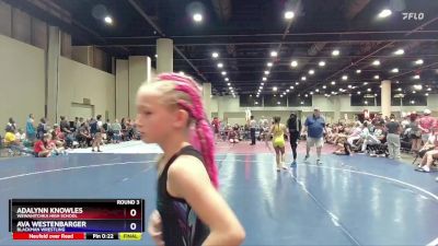 85+92 Round 3 - Adalynn Knowles, Wewahitchka High School vs Ava Westenbarger, Blackman Wrestling