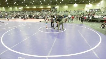 46 lbs Round Of 16 - Korban Grant, Athlos Wrestling vs James Schmeeckle, Chester