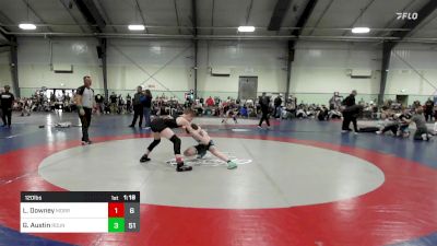 120 lbs Rr Rnd 2 - Luke Downey, Morris Fitness Wrestling Club - (B) vs Gavin Austin, Roundtree Wrestling Academy