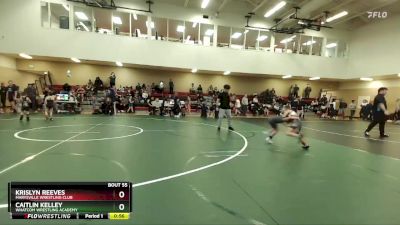 52-55 lbs Round 2 - Caitlin Kelley, Whatcom Wrestling Academy vs Krislyn Reeves, Marysville Wrestling Club