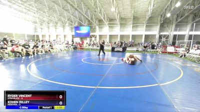 215 lbs Round 1 (8 Team) - Ryder Vincent, Utah Black vs Kohen Rilley, Montana