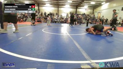 106 lbs Rr Rnd 3 - Cordeus Wahl, Bristow Wrestling vs Evan Dieker, ARDMORE TAKEDOWN CLUB