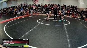 135 lbs Cons. Round 4 - Audrina Smith, Pagosa Springs vs Addison Fox, Central - Grand Junction