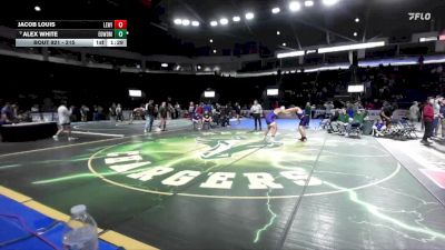 215 lbs Champ. Round 3 - Alex White, Edmonds-Woodway vs Jacob Louis, Lewiston