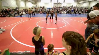 40 lbs Round Of 16 - Cash Ross, Warner Eagles Youth Wrestling vs Hadley-Glen Smith, Tahlequah Wrestling Club