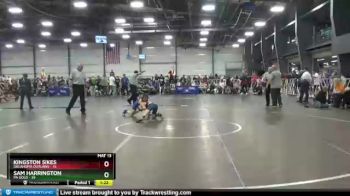 100 lbs Round 2 - Sam Harrington, PA Gold vs Kingston Sikes, Oklahoma Outlaws