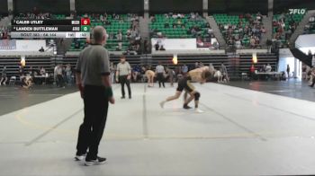 6A 144 lbs Cons. Round 4 - Landen Buttleman, Athens vs Caleb Utley, Muscle Shoals