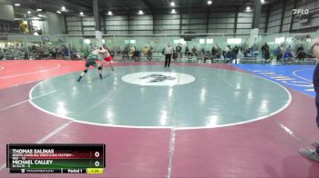 144 lbs Round 1 (4 Team) - Thomas Salinas, NORTH CAROLINA WRESTLING FACTORY - RED vs Michael Calley, D1 ELITE