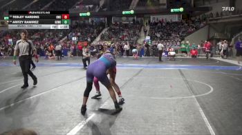 110 lbs Cons. Round 2 - Aritzy Ramirez, Garden City Wrestling Club vs Tesley Harding, Oberlin Wrestling Club