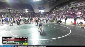 103-110 lbs Cons. Semi - Amina Herrera, Pomona Wrestling Club Colorado vs Kylah Gallegos, Pomona Wrestling Club Colorado