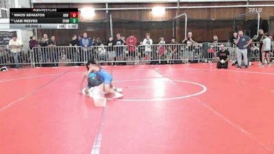 80 lbs Rr Rnd 2 - Nikos Sevastos, New England Gold vs Liam Reeves, Svrwc