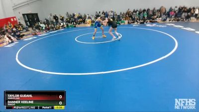 115 lbs Cons. Round 4 - Taylor Gudahl, Wheatland vs Danner Keeline, Wright