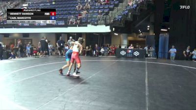 80 lbs 1st Place Match - Bennett Dawson, Position Wrestling vs Cael Marcotte